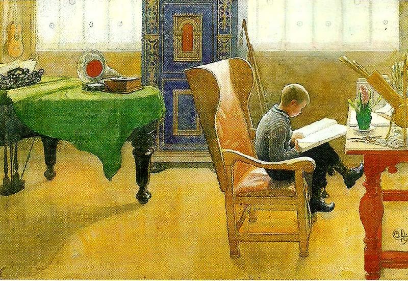 Carl Larsson Esbjorn i lanstolen China oil painting art